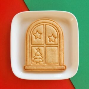 Cortador e Marcador de Biscoito Janela de Natal